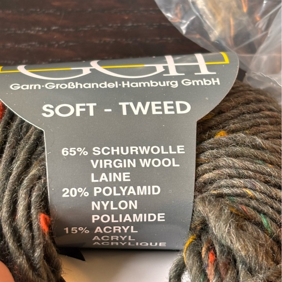 GGH NWT soft tweed wool blend knitting, yarn, bundle of 10 - Picture 2 of 3